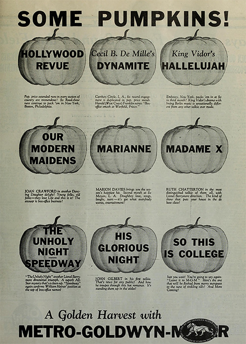lanaturnerhascollapsed:The Film Daily, October 9, 1929