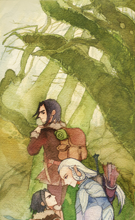 r-navy:The Tales of Turin & Belegfrom my point of view T^T and a little bit imitate from John Ho