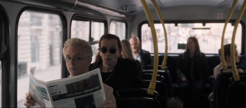 In Episode One, Crowley And Aziraphale Ride The Bus Together, Avoiding Looking At Each Other, Not Sitting