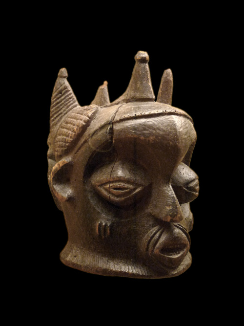 Helmet-mask of the Lulua (Luluwa) people, Kasai-Occidental province, Democratic Republic of the Cong