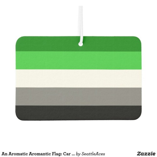 An Aromatic Aromantic Flag: Car Air Freshener
