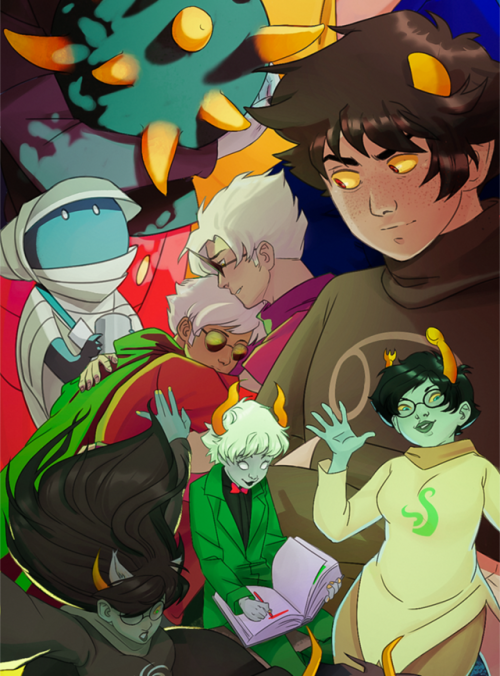 sollay-b: Happy 413, I literally started drawing this before Collide and sorta abandoned it until this year. Seriously the base sketch is so old. And here’s the full thing 