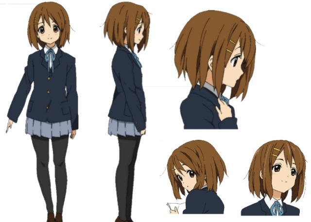 7. Yui Hirasawa from K-On! - wide 7