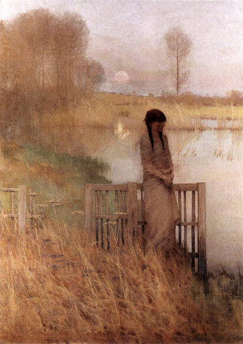 Frank O’Meara - Reverie (1882) (via colourthysoul). 