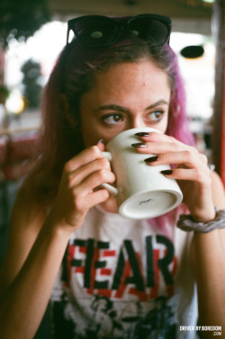 drivenbyboredom:  Coffee with Alondra.- Driven By Boredom - Shop DBB - Girls Of DBB - Instagram - Twitter -