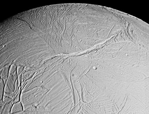 spaceexp: Surface of Enceladus That looks suspiciously like something that orbits around Jupiter