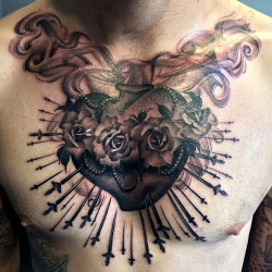 thievinggenius:  Tattoo done by Malika Rose