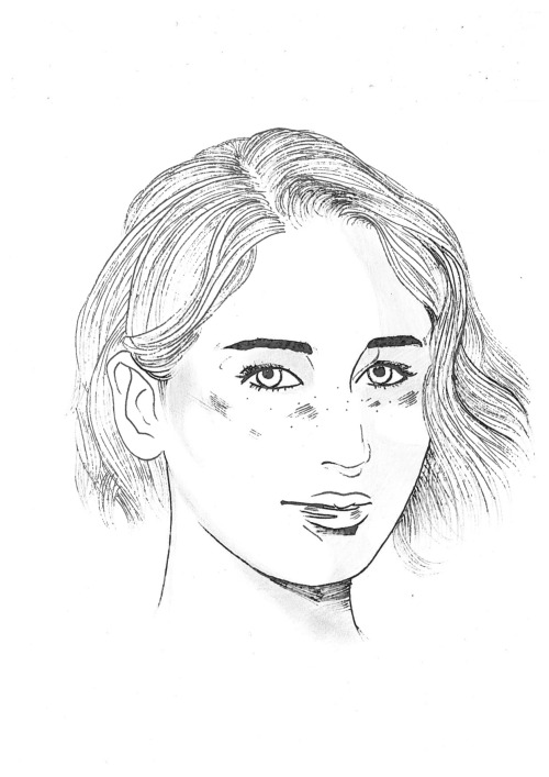 An In-progress Portrait Of Paige Mahoney From Samantha Shannon's The Mime Order. I Did Draw A Picture