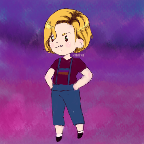 tiny and angry 13th doctor sketch, i have no power to do anything better atm