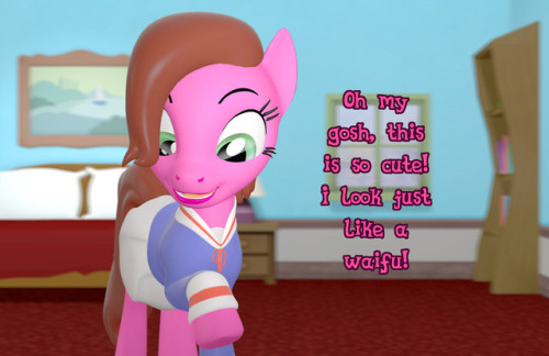 ask-aaronthepony:// Glad you guys are enjoying the SFM posts! While I don’t plan to make this my permanent style for the blog, I really want to experiment a lot more with it this year, as well as show off Rosie’s new mane and tail a bit more. Plus,