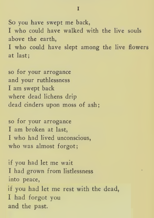 gnossienne:i) h.d. “eurydice”ii) the veiled mirror and the woman poet by elizabeth caroline dodd