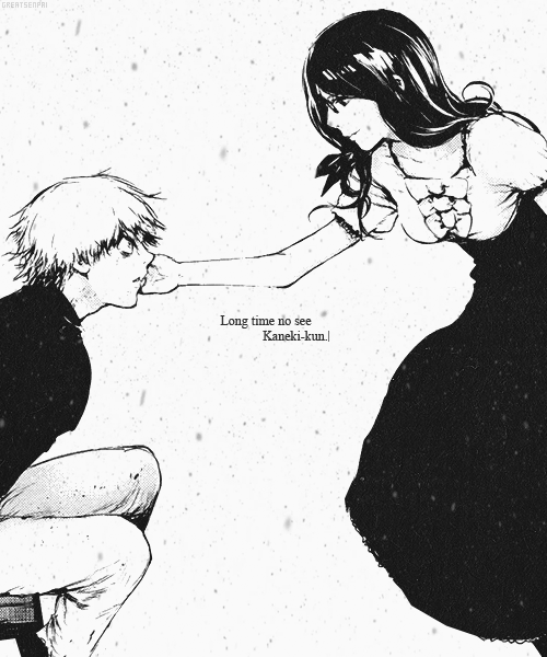 l0verseyes:  You hair has turned pure white, hasn’t it? That’s funny. 