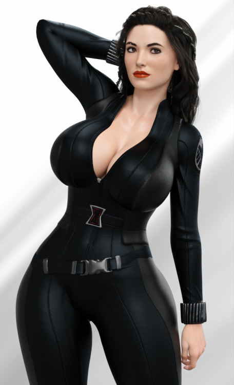 fantasy-scifi-art:  Black Widow by   Rude
