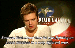 buckybarnesdaily:lehkonens:[x]#they literally rewrote the first film to make space for sebastian sta