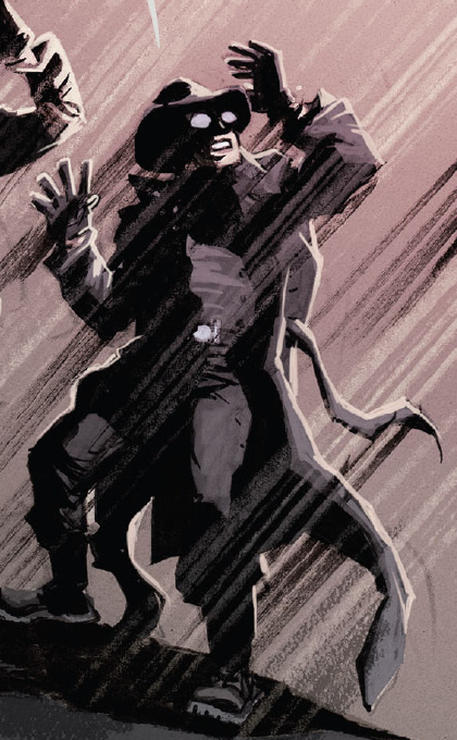 Every Instance Of Spider-Man Noir Being A Goofy Little Guy In Twilight In Babylon #1-5 (2020) (Art By: