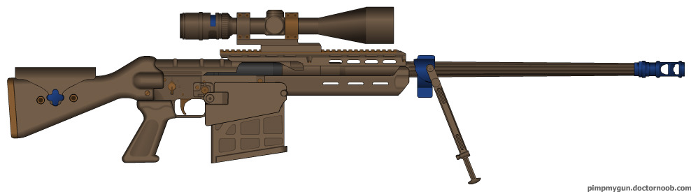 makael144:  the new AMR-872-EDC is an Anti-Material-Rifle fit for Desert combat!Chambered