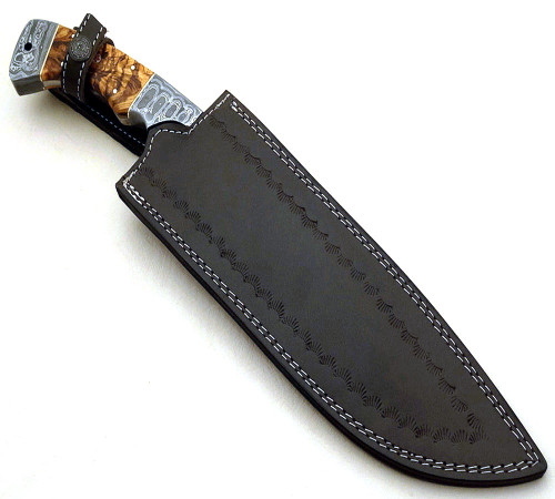 etlknife:  Superb Hand Grip … Razor Sharp Blade … Super-duper Design 15 INCH BOWIE HUNTING KNIFE KMS1335 WITH OLIVE WOOD HANDLE DAMASCUS STEEL BOLSTER http://etlknife.com/15-inch-bowie-hunting-knife-kms1335-with-olive-wood-handle-damascus-steel-bolster