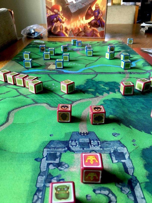 Cube Quest – Storm the castle and dethrone the king in this fun and physical tabletop wargame
Cube Quest
by Gamewright
Ages 8 and up, 2 players, 45 minutes
$19 Buy a copy on Amazon
Cube Quest is a simple-on-the-surface flick game (think: paper...