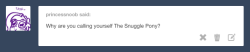 Asksnugglepony:blushing That Hard Has Got To Be Painful…((I Need More Questions!