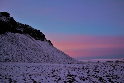 morning sky, iceland, 2017