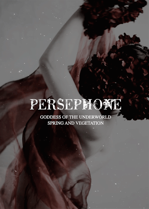 janeyrs:Greek Myth:         Goddesses  －  Persephone↳ In Greek mythology, Persephone, also called Ko