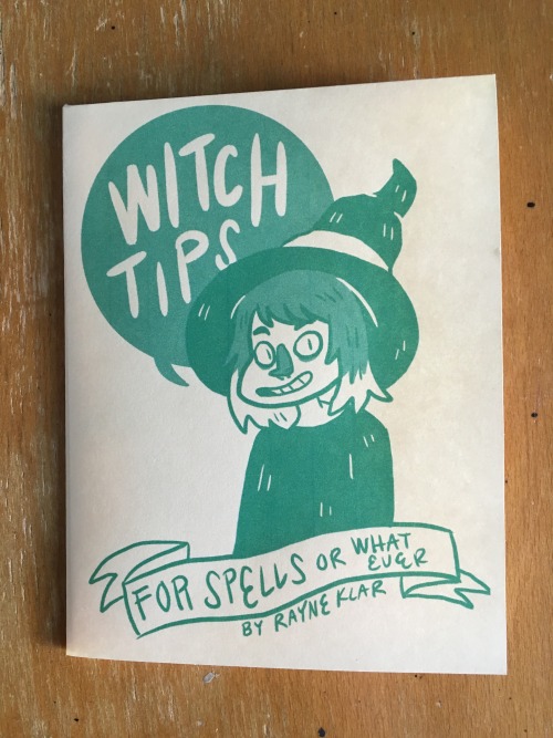 Available Now! Witch Tips - A written zine with spot illustrations, containing handy tips to make yo