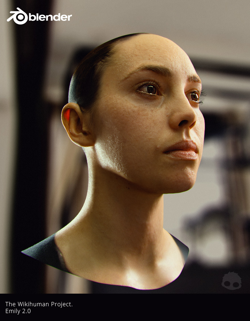 alexnavi:  Some texturing and shading test on Emily 2.1 model from The Wikihuman