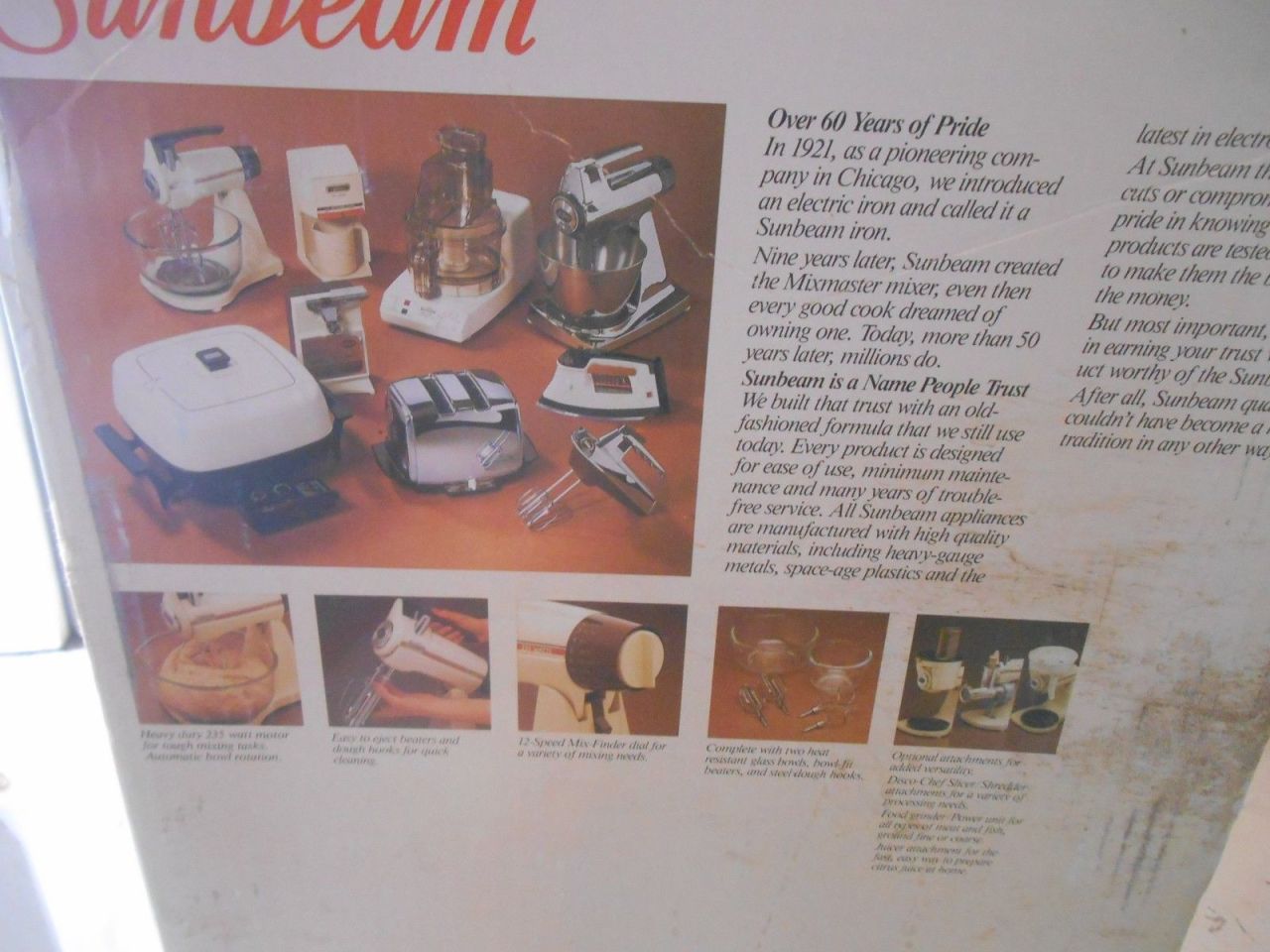 Sunbeam Mixmaster Love — A 1986 model 01096 Sunbeam Deluxe