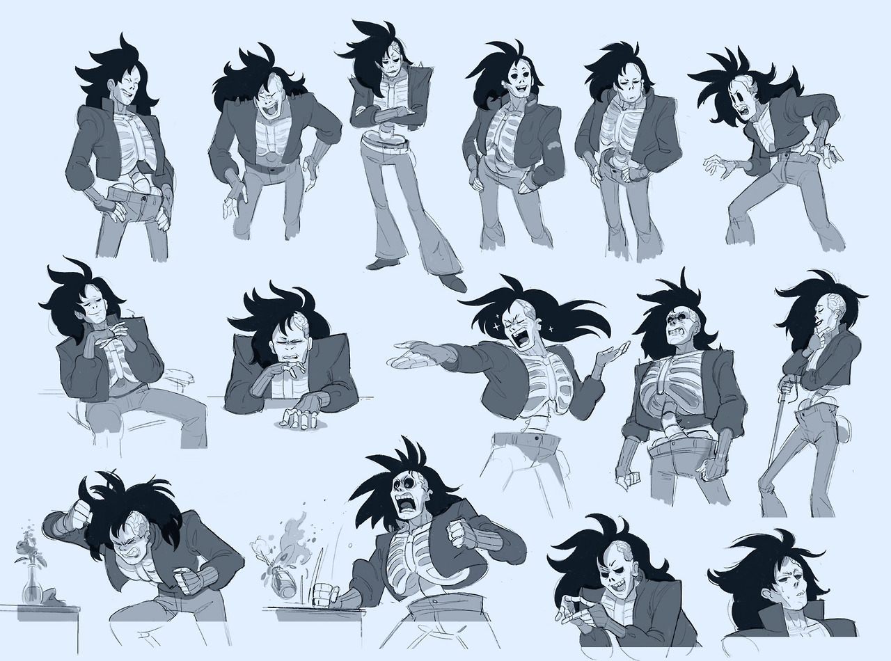 loopy-lupe: Finally did a full sheet for the zombie boss (Still thinking of a name)