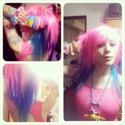 Ponypinkypie:  New Hair Pink, Purple And Turquoise :3 &Amp;Lt;3 