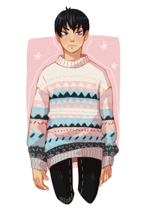 kageyamba:    Anonymous said:   I request Kageyama wearing an oversized sweater ^-^  