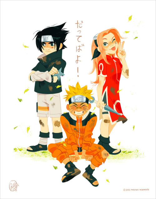 My piece for the Naruto Tribute Show at Gallery Nucleus in collaboration with Viz Media! The show wi