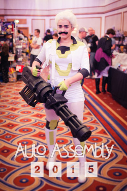 goingloco:  mmortah:  Auto Assembly 2015 Not a toy picture, but many toys if you follow the link :) There was a lot of amazing cosplay at AA this year, but Minimus was my highlight.  That’s annicron 