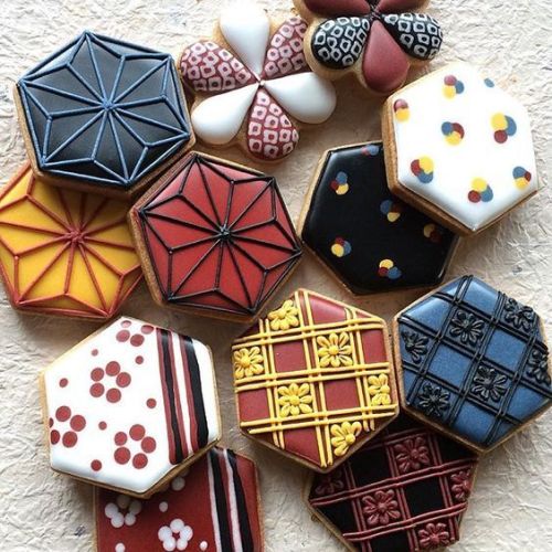atmeal012:  Japanese cookies（和柄クッキー）