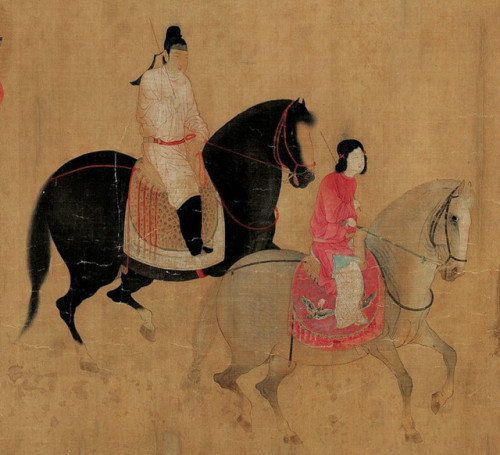 Spring Outing of the Tang Court, by Zhang Xuan (713－755 AD)