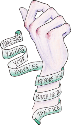 euphoriahippie:  I bet you kiss your knuckles