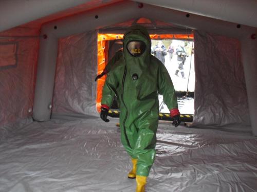 rubberdoc92:Oh I see, you found the perfect location for our hazmat playground. Great, rubber suits 