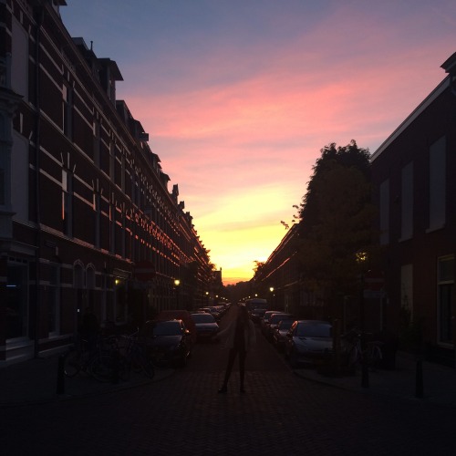 moonchjld: sunset ft me in the street ig: @annemar.ie