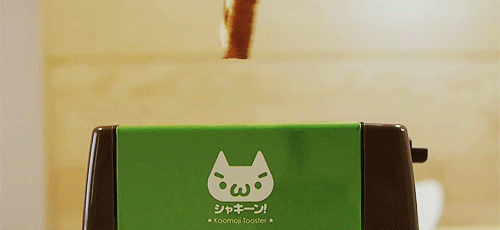 ryeou:  顔文字 ぬこ トースト ☆ kaomoji cat toast 