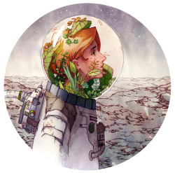 eatsleepdraw:  Partially inspired by Interstellar!You can find more of my work here: http://echoes-of-freckles.tumblr.com/