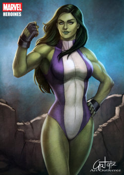 superheroes-or-whatever:  Marvel Heroines by ArTGutierrez