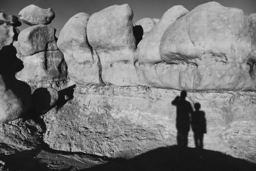 Father, Son, Goblins - Goblin Valley State Park, Utah
