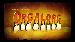 Orgalorg - title carddesigned by Graham Falkpainted