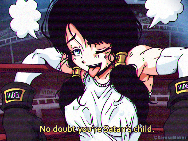 karosu-maker: Videl with colors! 100 reblogs for fullbody and NSFW version ;D 