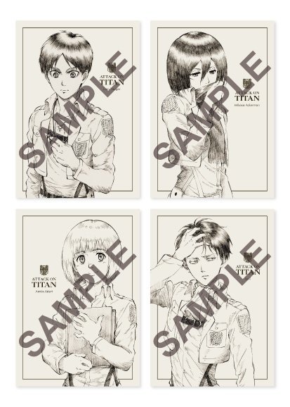 snkmerchandise:  News: WIT Studio x Gift Key Animation Merchandise (Part 1 | Part 2 | Part 3) Original Release Date: August 6th, 2017Retail Price: Various (See below) The third part of WIT Studios’ key animation merchandise will be releasing in August,