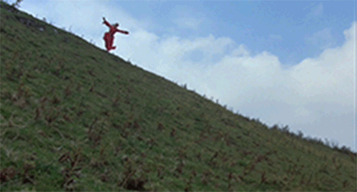 aggressica:  When you accidentally push your true love down an impossibly steep hill:   The only possible solution to accidentally pushing your true love down an impossibly steep hill:  