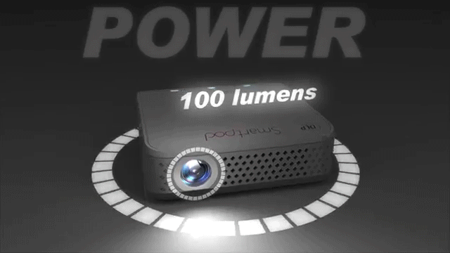 sizvideos:  Lumex SmartPod is an android pocket projector and entertainment machine.