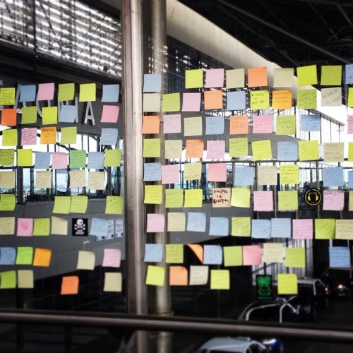 #Macedonia #Airport, #Thessaloniki Color Goodbye #PostIt! #skg #greece (στην τοποθεσία Makedonia Air