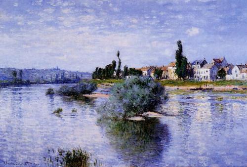 my-water-lilies:Lavacourt, Claude Monet. 