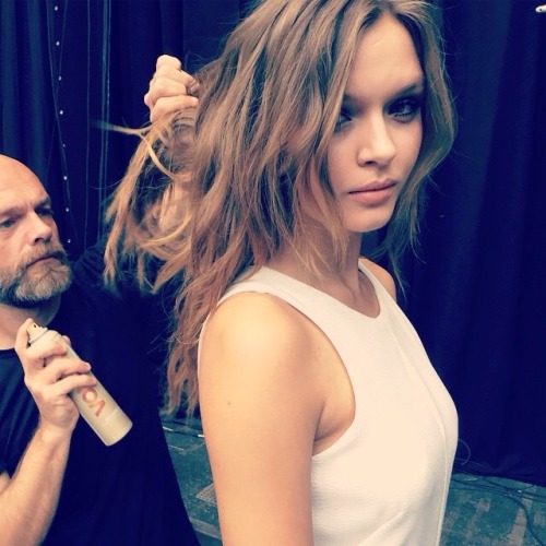 Josephine Skriver | Backstage By Malene Birger, Spring/Summer 2016.